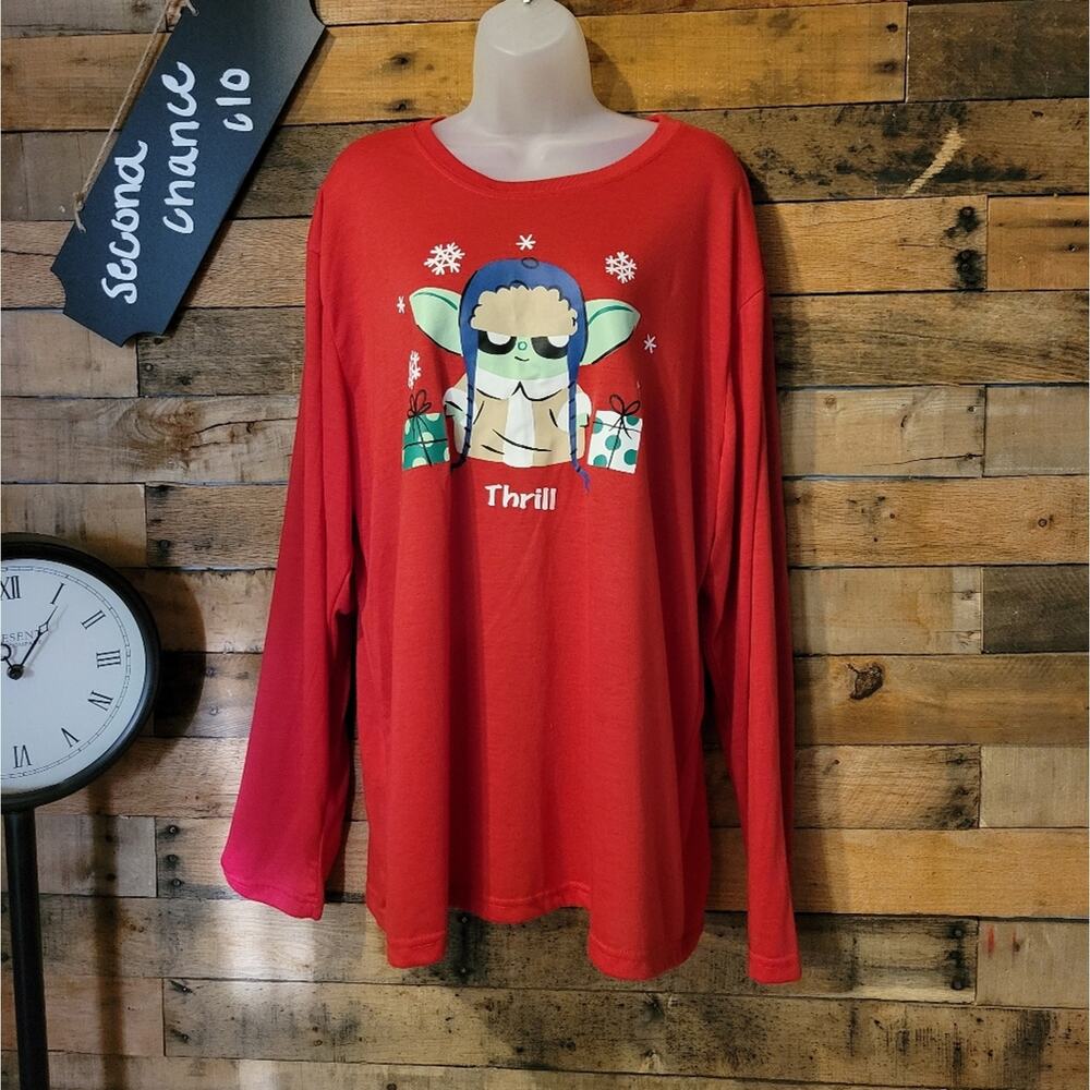 SALE-Munki munki slumber women's Star Wars baby yoda  sleep shirt size xl/xxl